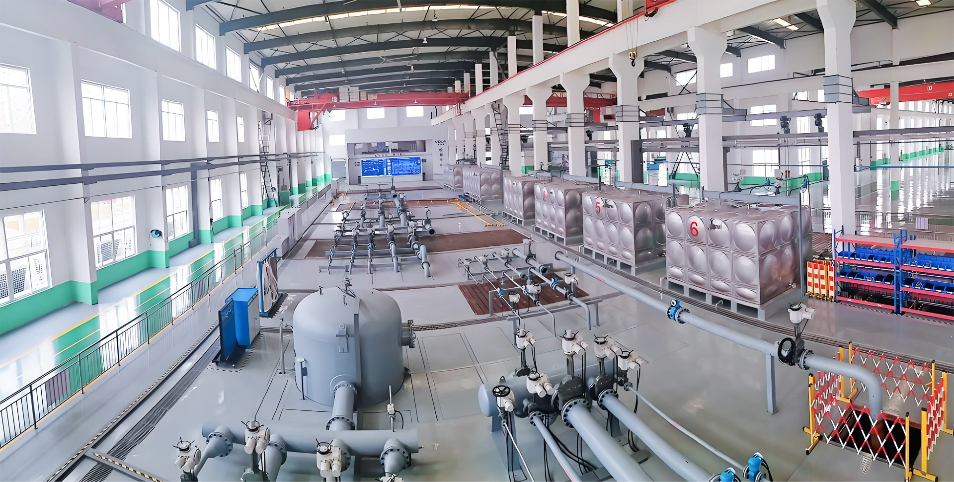 Process pump and liquid-ring vacuum pump test center · Zibo