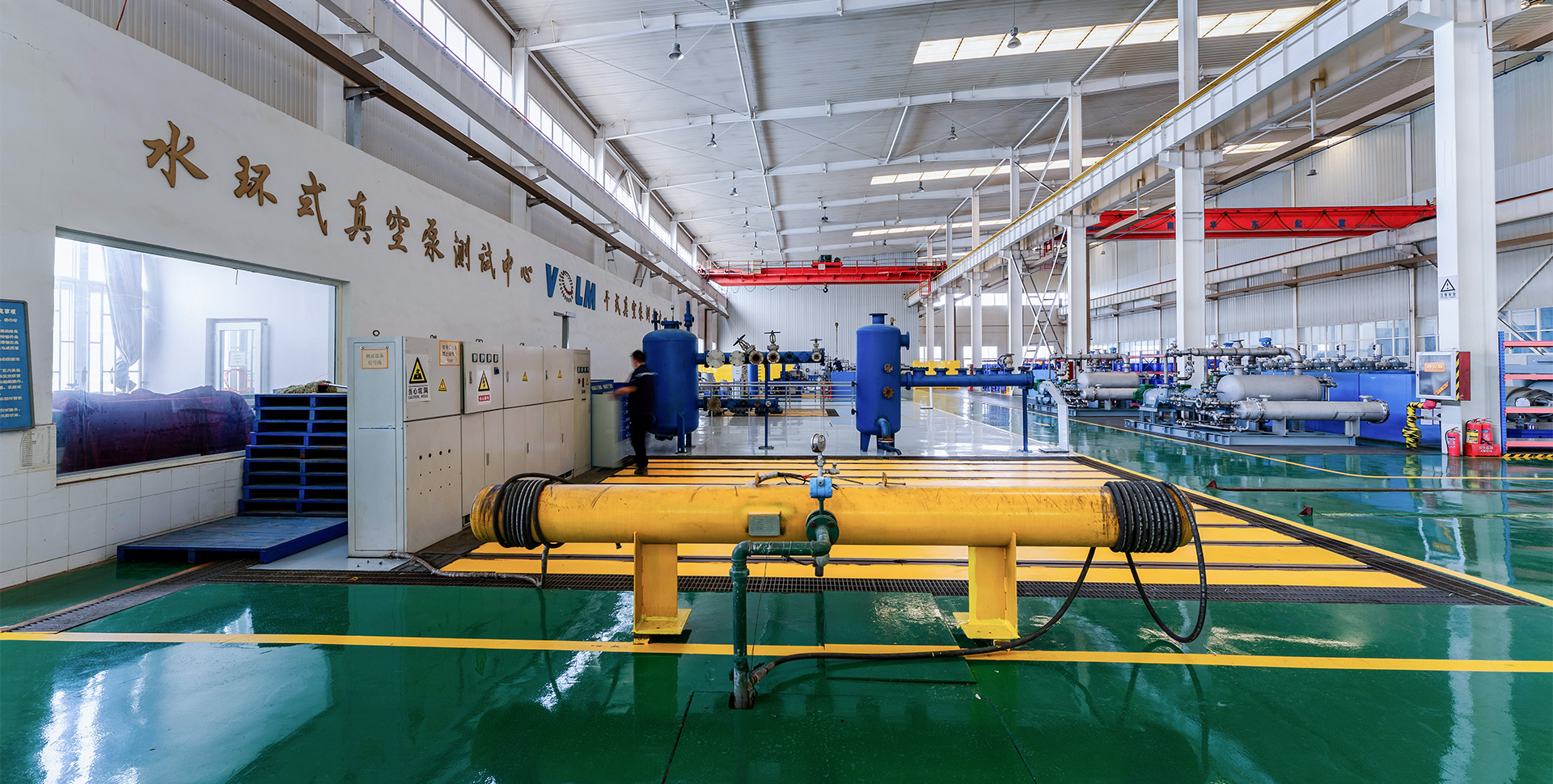 Dry vacuum pump test center · Yantai