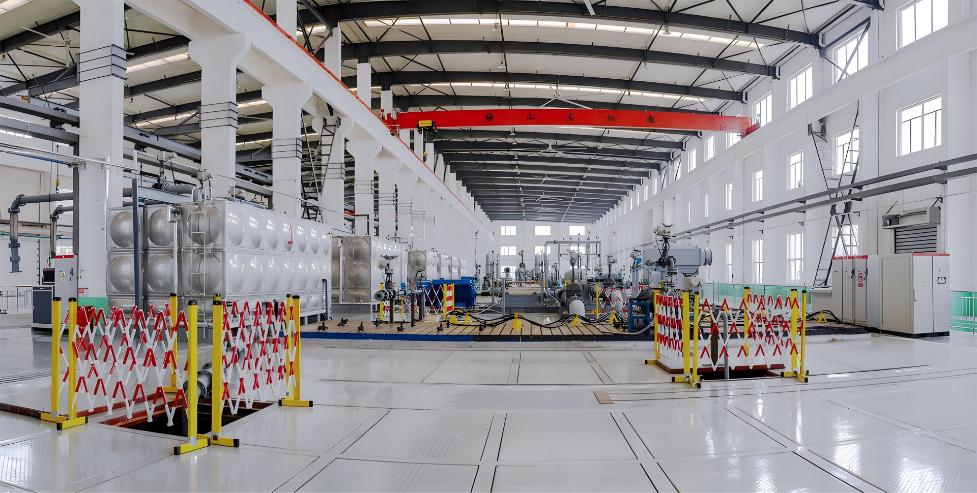 Process pump and liquid-ring vacuum pump test center · Zibo