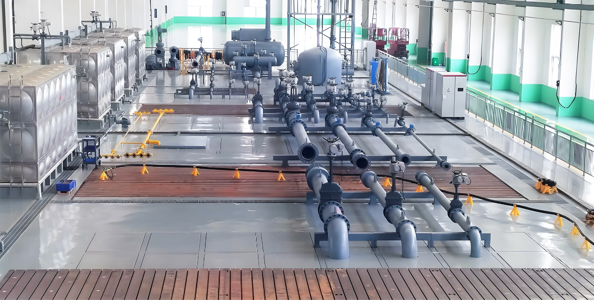 Process pump and liquid-ring vacuum pump test center · Zibo